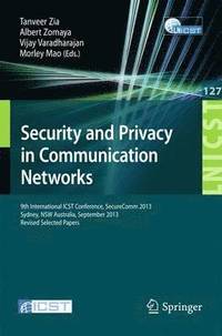 bokomslag Security and Privacy in Communication Networks