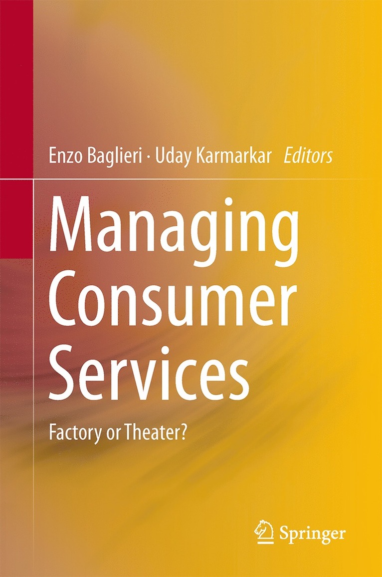 Enzo Baglieri, Uday Karmarkar - Managing Consumer Services, Inbunden