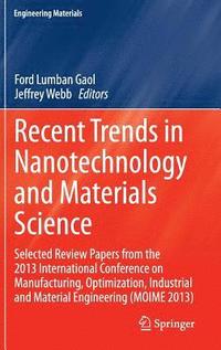 bokomslag Recent Trends in Nanotechnology and Materials Science