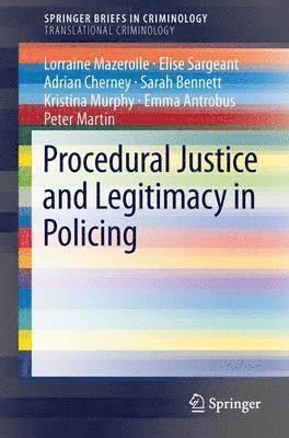 bokomslag Procedural Justice and Legitimacy in Policing
