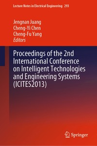 bokomslag Proceedings of the 2nd International Conference on Intelligent Technologies and Engineering Systems (ICITES2013)