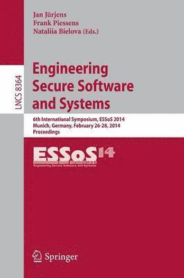 Engineering Secure Software and Systems 1