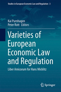 bokomslag Varieties of European Economic Law and Regulation