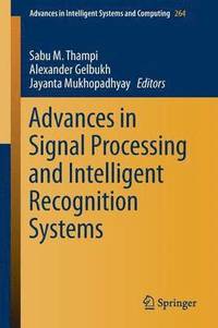 bokomslag Advances in Signal Processing and Intelligent Recognition Systems