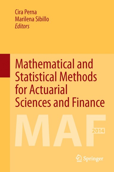 bokomslag Mathematical and Statistical Methods for Actuarial Sciences and Finance