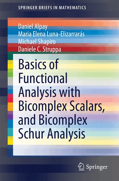 Daniel Alpay, Maria Elena Luna-Elizarrarás, Michael Shapiro, Daniele C. Struppa - Basics of Functional Analysis with Bicomplex Scalars, and Bicomplex Schur Analysis, Häftad