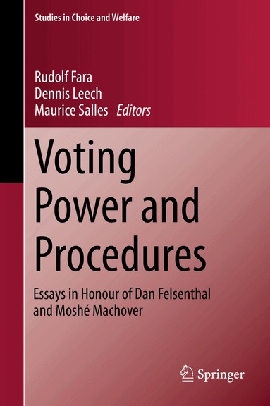 Rudolf Fara, Dennis Leech, Maurice Salles - Voting Power and Procedures, Inbunden