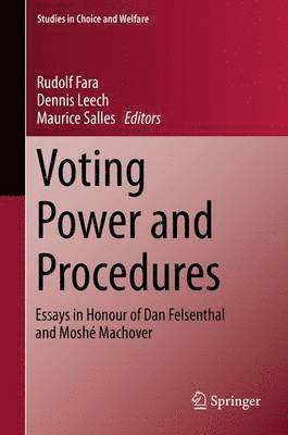 Rudolf Fara, Dennis Leech, Maurice Salles - Voting Power and Procedures, Inbunden