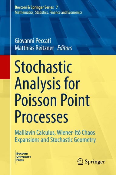 Giovanni Peccati, Matthias Reitzner - Stochastic Analysis for Poisson Point Processes, Inbunden