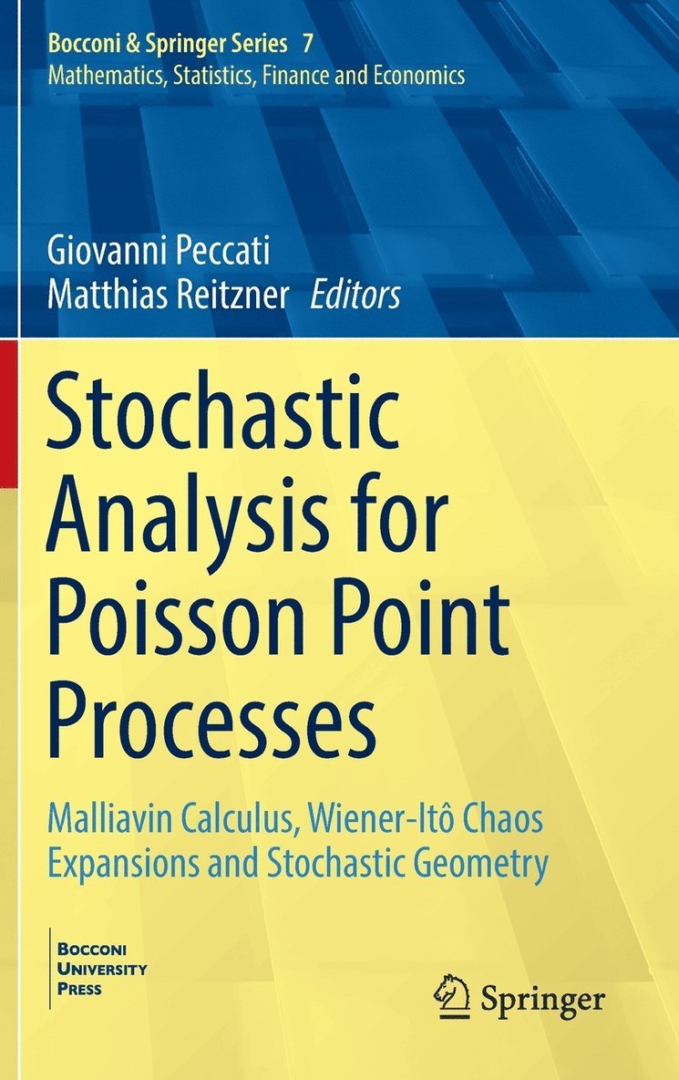 Giovanni Peccati, Matthias Reitzner - Stochastic Analysis for Poisson Point Processes, Inbunden