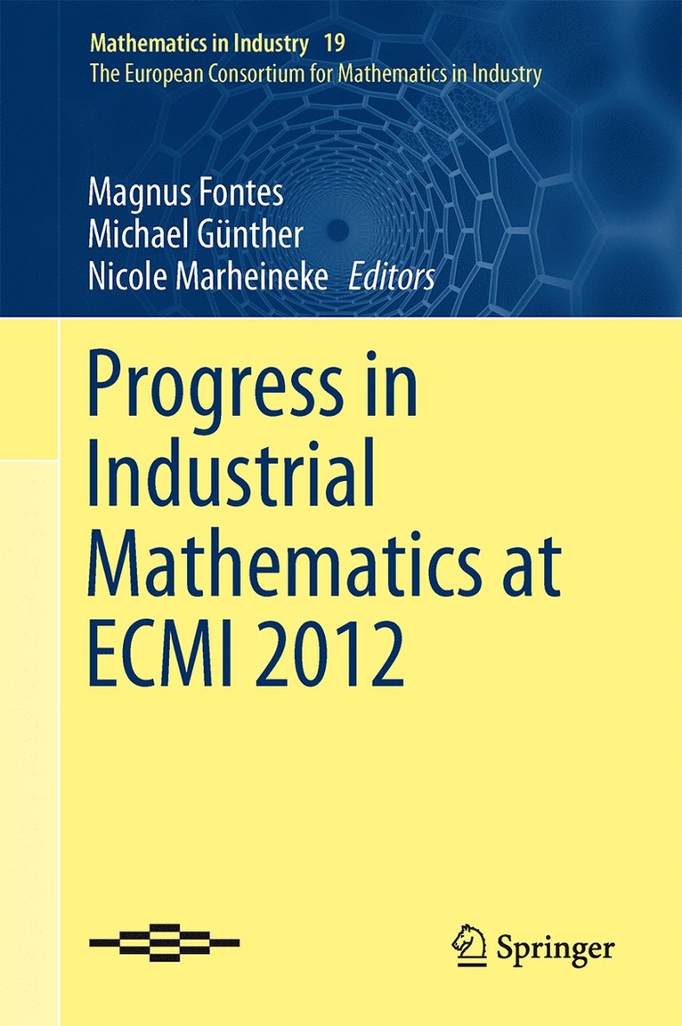 Magnus Fontes, Michael Günther, Nicole Marheineke - Progress in Industrial Mathematics at ECMI 2012, Inbunden