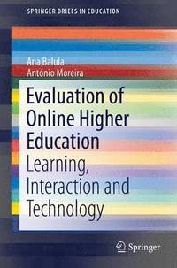 bokomslag Evaluation of Online Higher Education