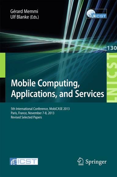 Gerard Memmi, Ulf Blanke - Mobile Computing, Applications, and Services, Häftad