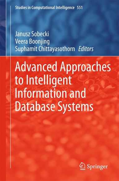 bokomslag Advanced Approaches to Intelligent Information and Database Systems