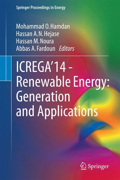 bokomslag ICREGA14 - Renewable Energy: Generation and Applications