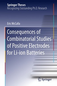 bokomslag Consequences of Combinatorial Studies of Positive Electrodes for Li-ion Batteries