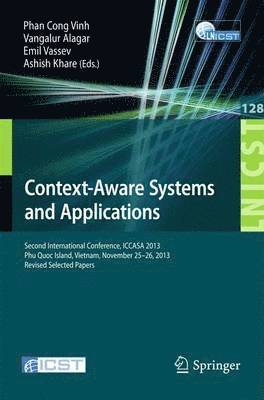 bokomslag Context-Aware Systems and Applications