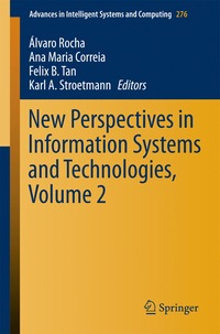 bokomslag New Perspectives in Information Systems and Technologies, Volume 2