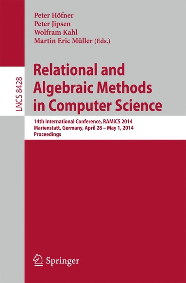 bokomslag Relational and Algebraic Methods in Computer Science