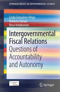 bokomslag Intergovernmental Fiscal Relations