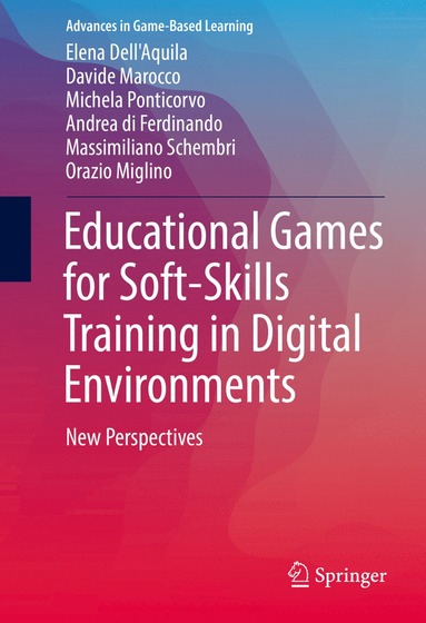 bokomslag Educational Games for Soft-Skills Training in Digital Environments