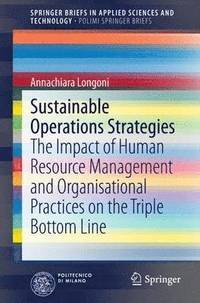 bokomslag Sustainable Operations Strategies