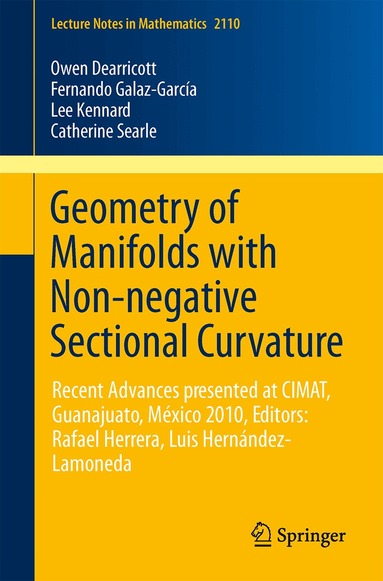 Owen Dearricott, Fernando Galaz-García, Lee Kennard, Catherine Searle, Gregor Weingart, Wolfgang Ziller - Geometry of Manifolds with Non-negative Sectional Curvature, Häftad