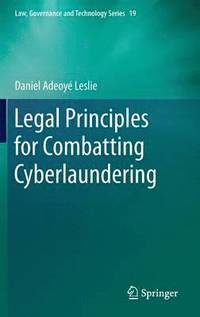 bokomslag Legal Principles for Combatting Cyberlaundering