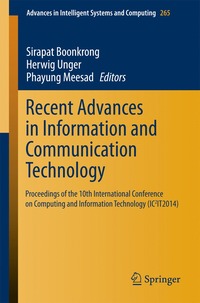 bokomslag Recent Advances in Information and Communication Technology