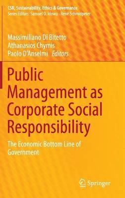Massimiliano Di Bitetto, Athanasios Chymis, Paolo D'Anselmi - Public Management as Corporate Social Responsibility, Inbunden