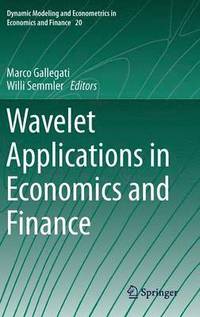 bokomslag Wavelet Applications in Economics and Finance