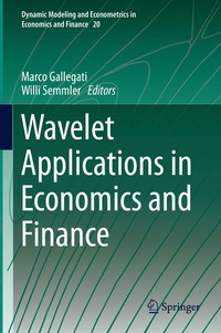 bokomslag Wavelet Applications in Economics and Finance