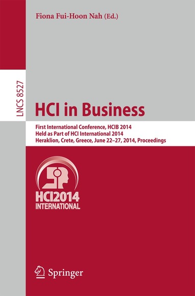 Fiona Fui-Hoon Nah - HCI in Business, Häftad