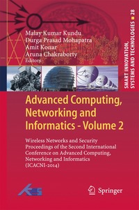 bokomslag Advanced Computing, Networking and Informatics- Volume 2