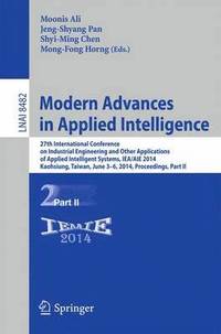 bokomslag Modern Advances in Applied Intelligence