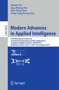 bokomslag Modern Advances in Applied Intelligence