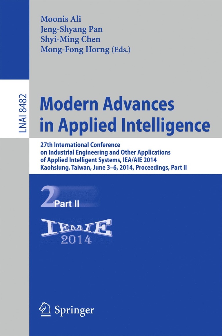 Moonis Ali, Jeng-Shyang Pan, Shyi-Ming Chen, Mong-Fong Horng - Modern Advances in Applied Intelligence, Häftad