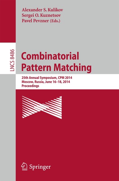 Alexander S. Kulikov, Sergei O. Kuznetsov, Pavel Pevzner - Combinatorial Pattern Matching, Häftad