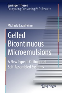 bokomslag Gelled Bicontinuous Microemulsions