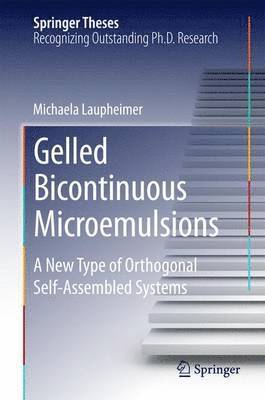 Gelled Bicontinuous Microemulsions 1