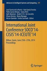bokomslag International Joint Conference SOCO14-CISIS14-ICEUTE14