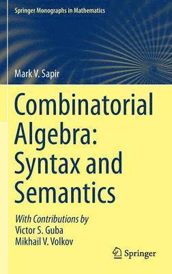 Mark V. Sapir - Combinatorial Algebra: Syntax and Semantics, Inbunden