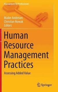 bokomslag Human Resource Management Practices