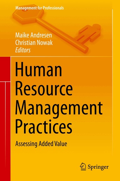 Maike Andresen, Christian Nowak - Human Resource Management Practices, Inbunden