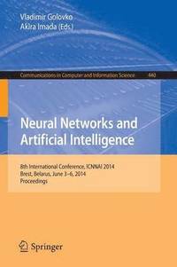 bokomslag Neural Networks and Artificial Intelligence