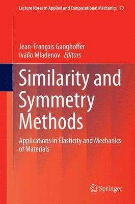 Jean-François Ganghoffer, Ivaïlo Mladenov - Similarity and Symmetry Methods, Inbunden