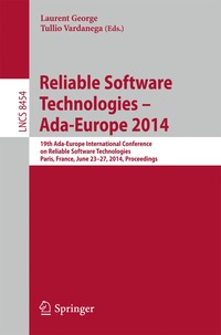 bokomslag Reliable Software Technologies  Ada-Europe 2014