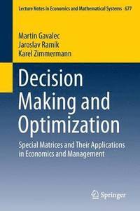 bokomslag Decision Making and Optimization
