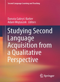 bokomslag Studying Second Language Acquisition from a Qualitative Perspective