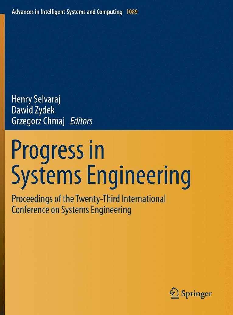 Henry Selvaraj, Dawid Zydek, Grzegorz Chmaj - Progress in Systems Engineering, Inbunden